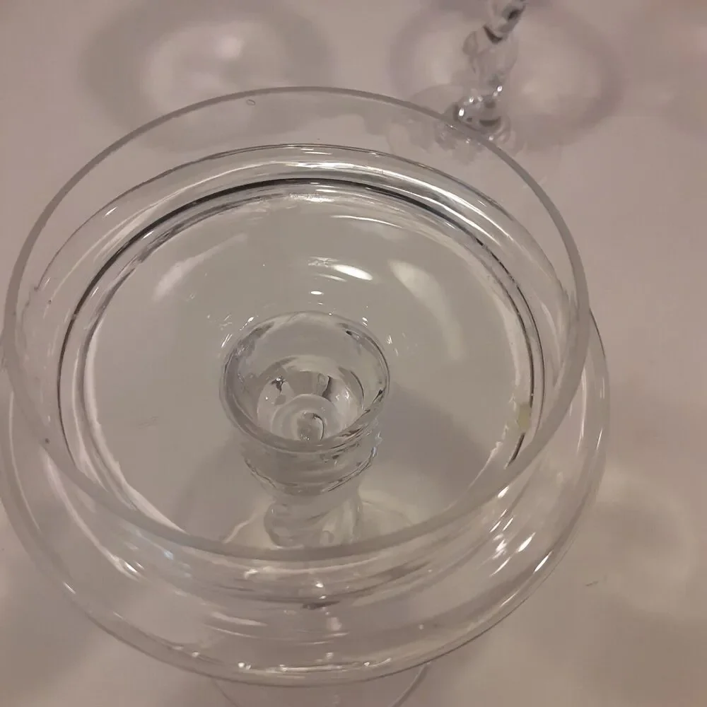 Twisted Pillar Glass Candle Holders x2 Versatile Decor